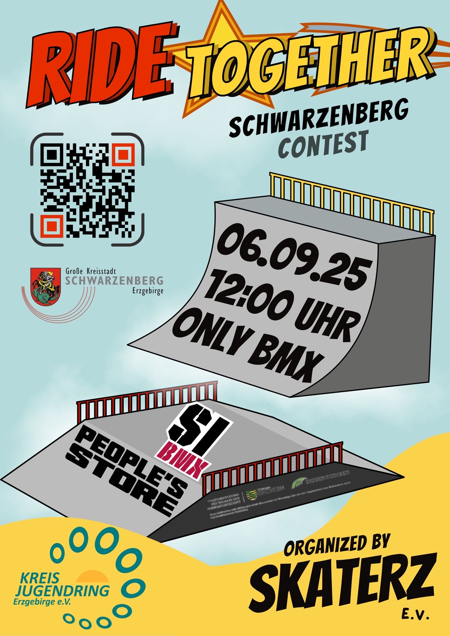 Nach einer längeren Kreativpause ist es am 06. September 2025 so weit: der BMX-Contest in Schwarzenberg meldet sich zurück!