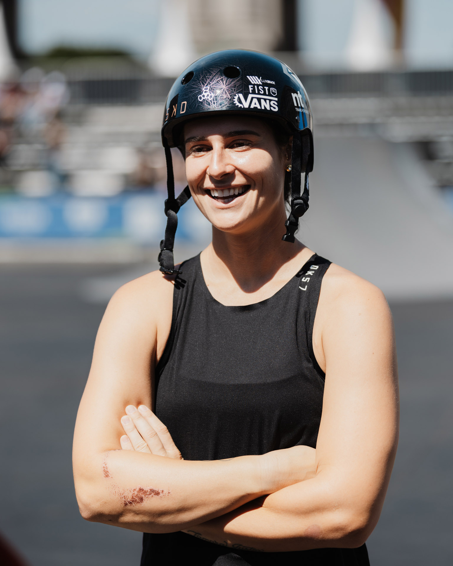 Die Australierin hatte in Brüssel Grund sich zu freuen – Platz 3 in Best Trick, Platz 2 im HC. Herzlichen Glückwunsch!