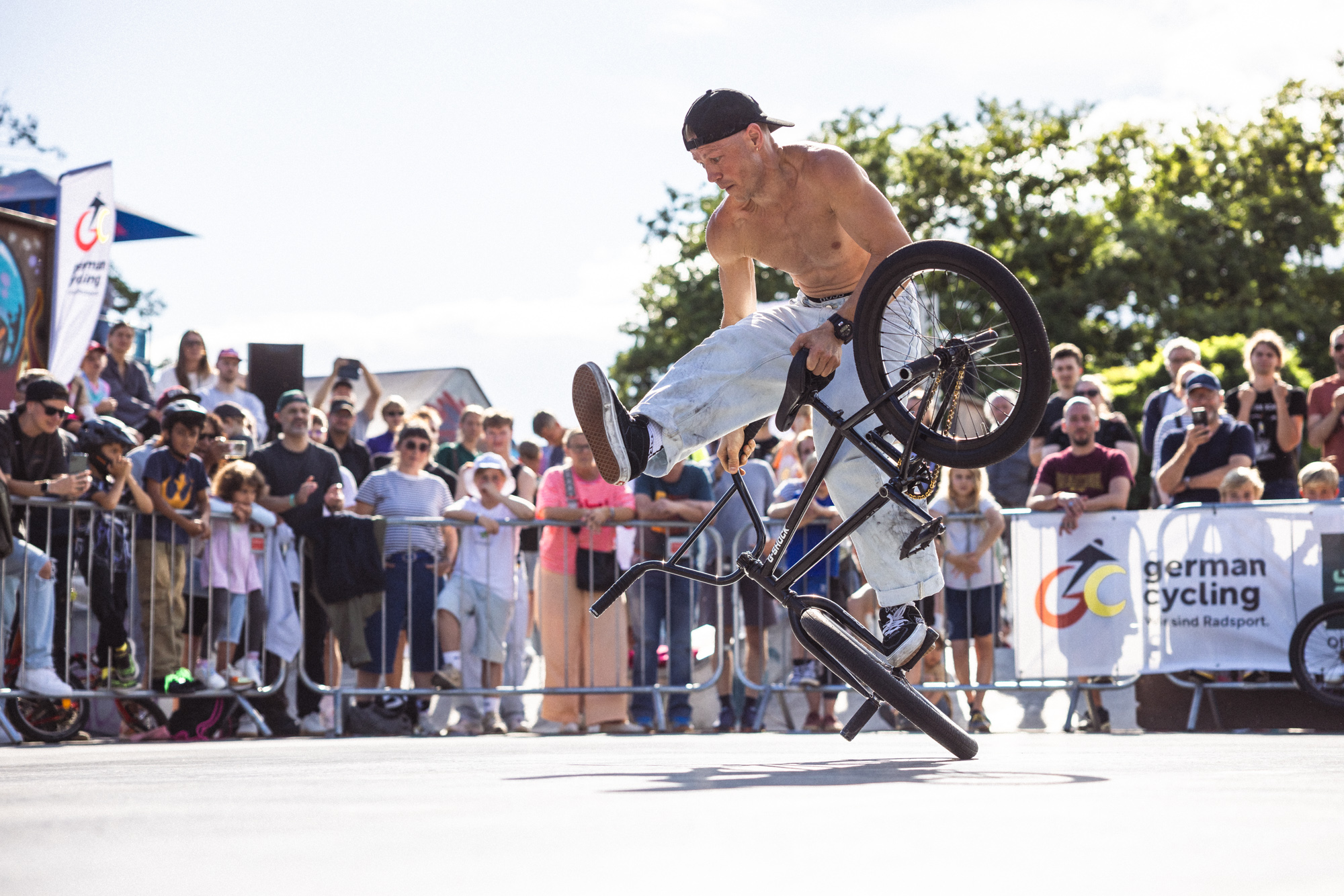 Chris Böhm war mit eigenem Fanclub angereist