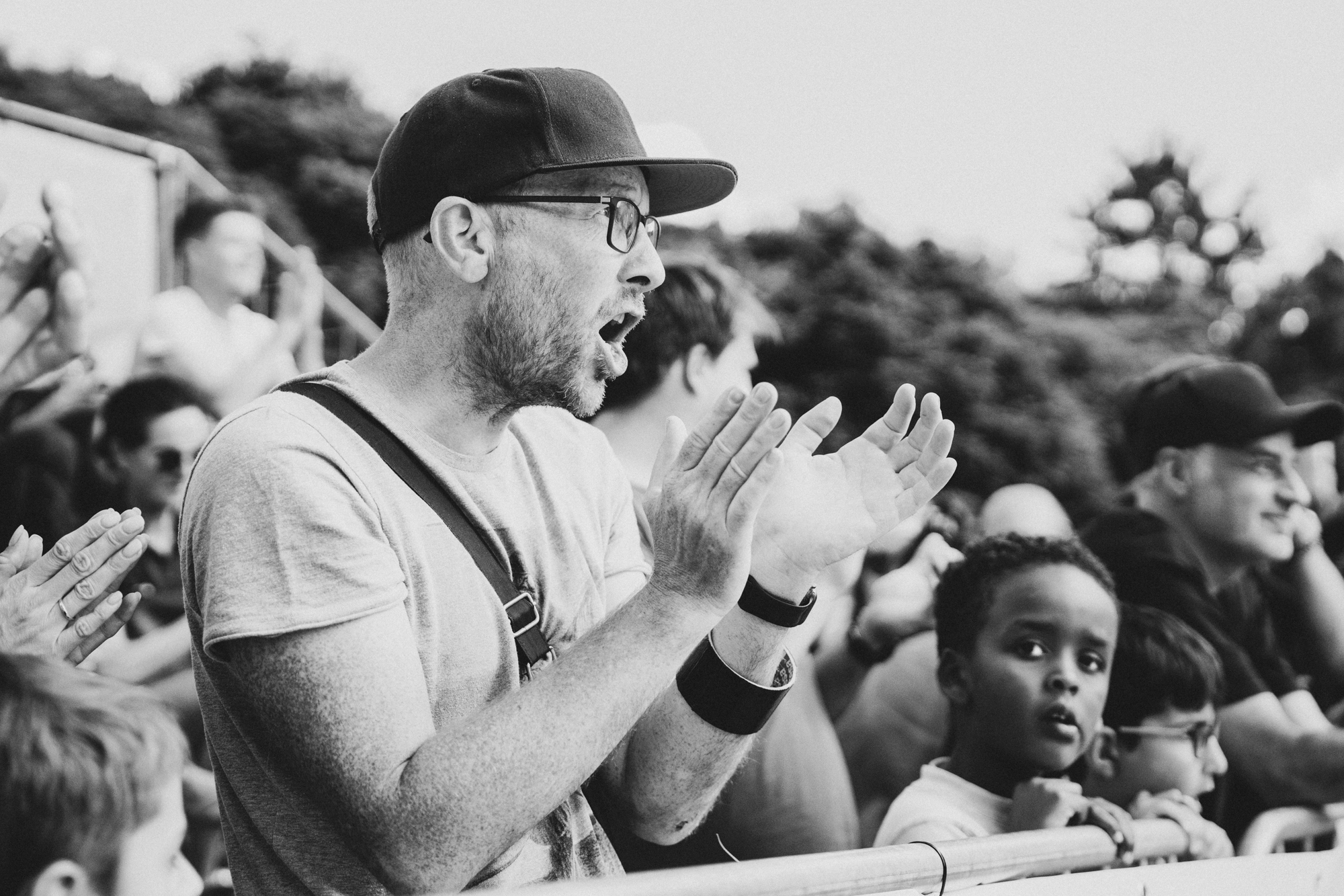 Christian Andrae, der neue Bundeskoordinator für BMX Freestyle beim BDR/German Cycling, macht Stimmung!