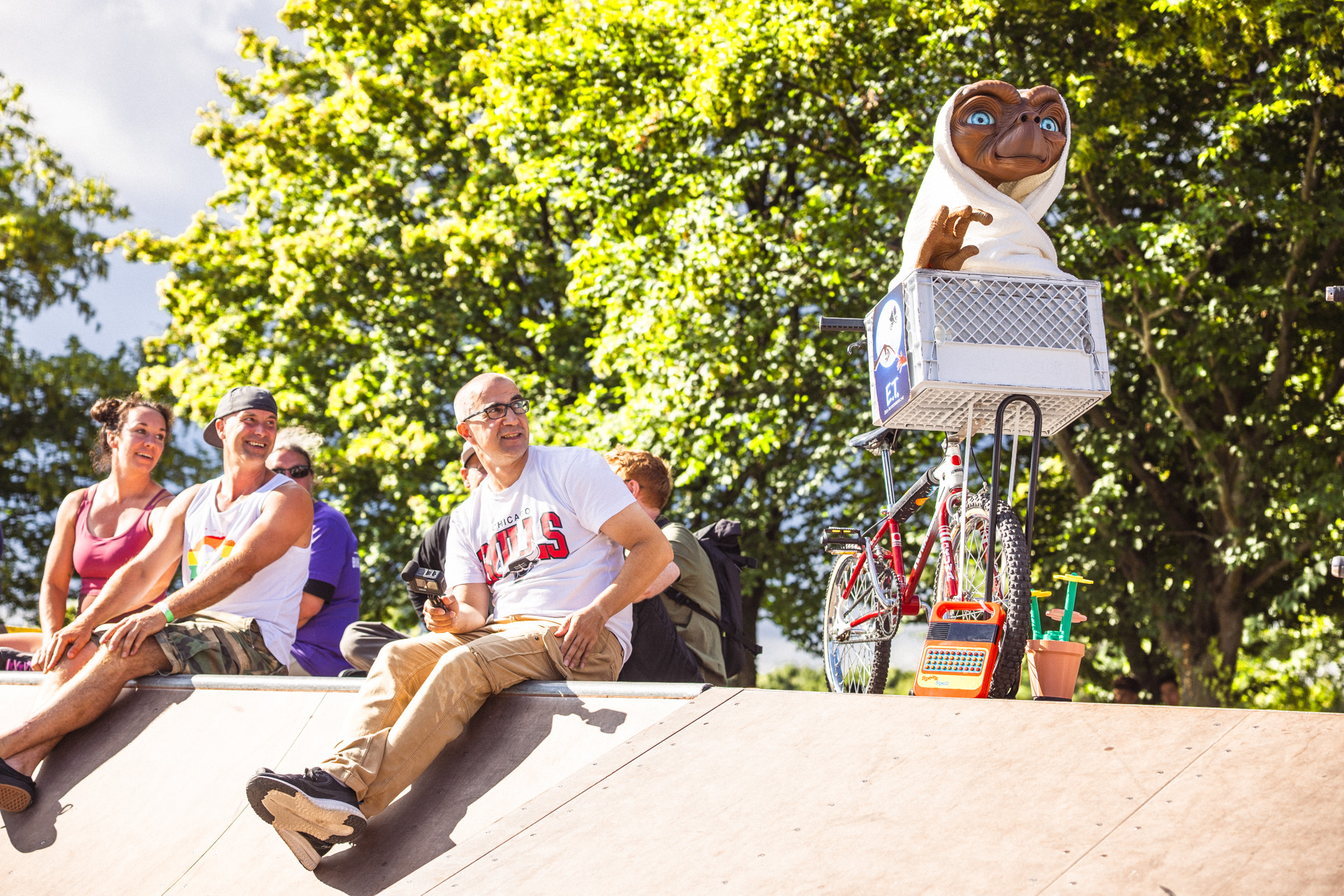 E.T. fühlte sich pudelwohl und wollte keinmal nach Hause telefonieren