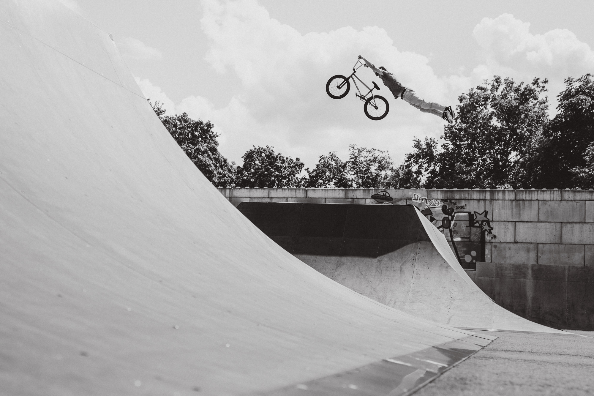 Sebastian Herbst fährt anscheinend recht wenig Rad, ist aber immer noch flexibel wie eh und je