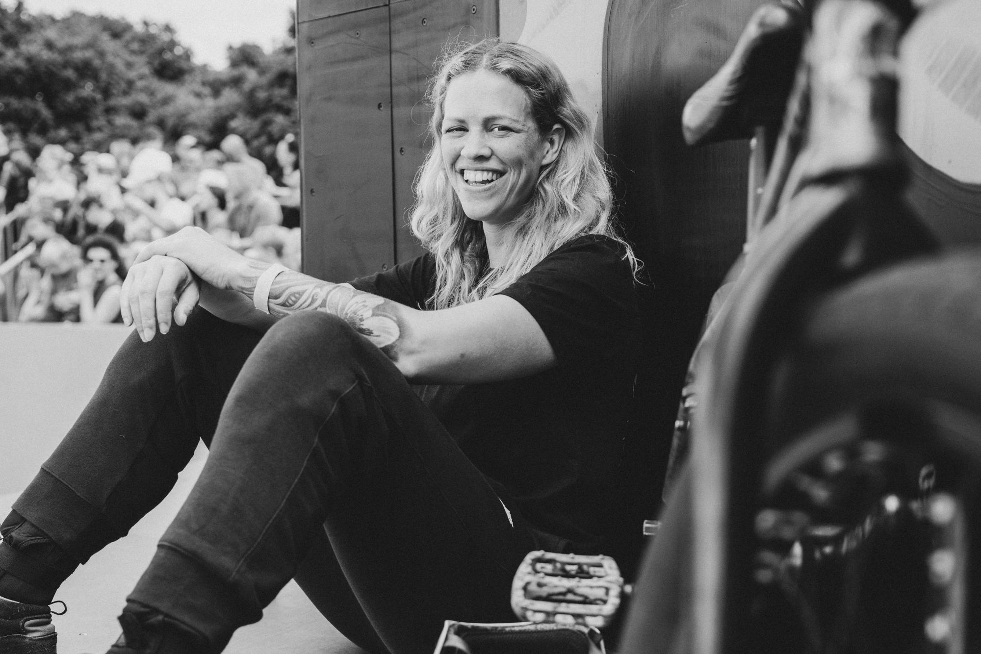 Val Ward verpasste das Finale um einen Platz, aber das tat ihrer guten Laune keinen Abbruch