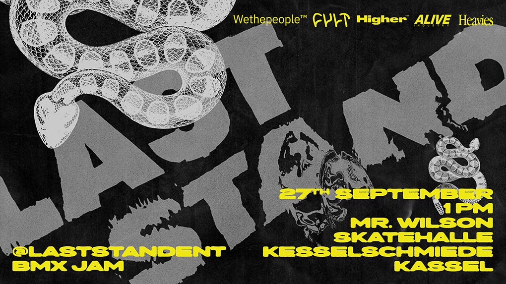 Als Warm-up für BANGERS 2025 findet bereits ab 13:00 Uhr der Last Stand Jam in der Mr. Wilson Skatehalle Kassel statt.