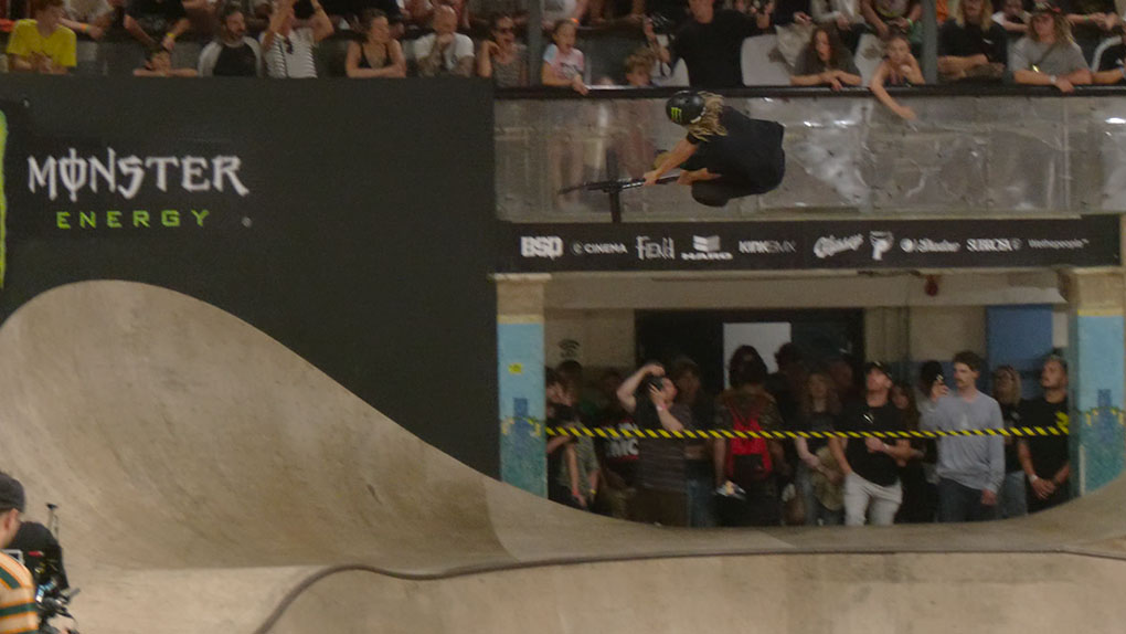 Bei der Monster Energy Park Session auf dem Battle of Hastings 2025 traten Olympiateilnehmer, gegen Streetfahrer, gegen lebende Legenden an.