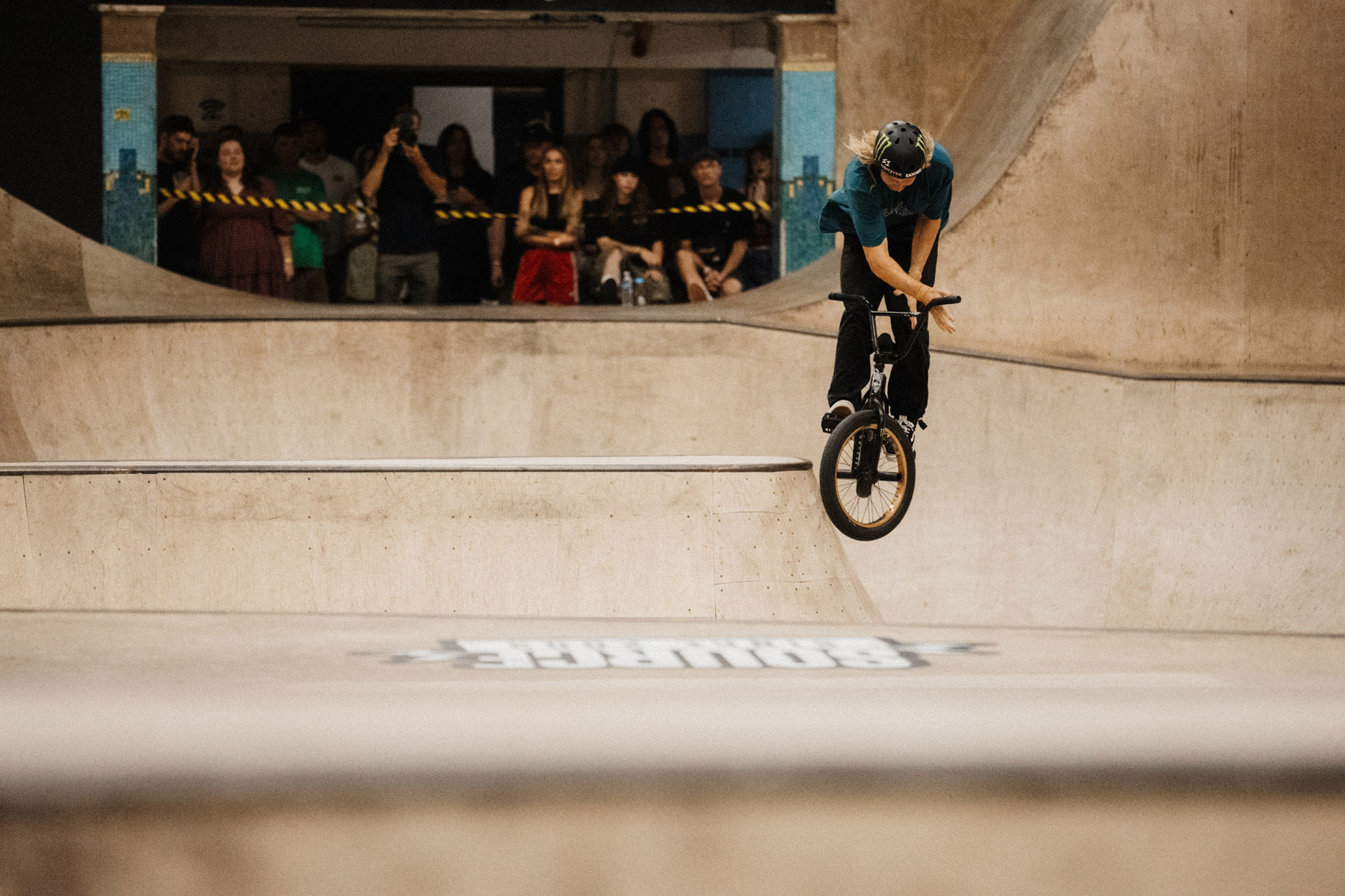 Verglichen mit dem sonstigen Programm, dass Boyd Hilder den ganzen Tag über abzog, wirkte der Ender seines Runs (Toothbonk to Bar an der Spine), schon fast zahm