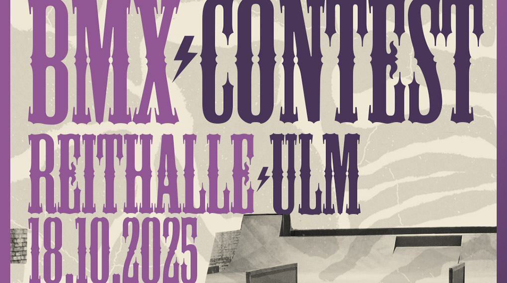 Der Contest in der Reithalle Ulm ist eine feste Größe im hiesigen BMX-Kalender. Am 18.10.2025 geht das Spektakel in die nächste Runde!