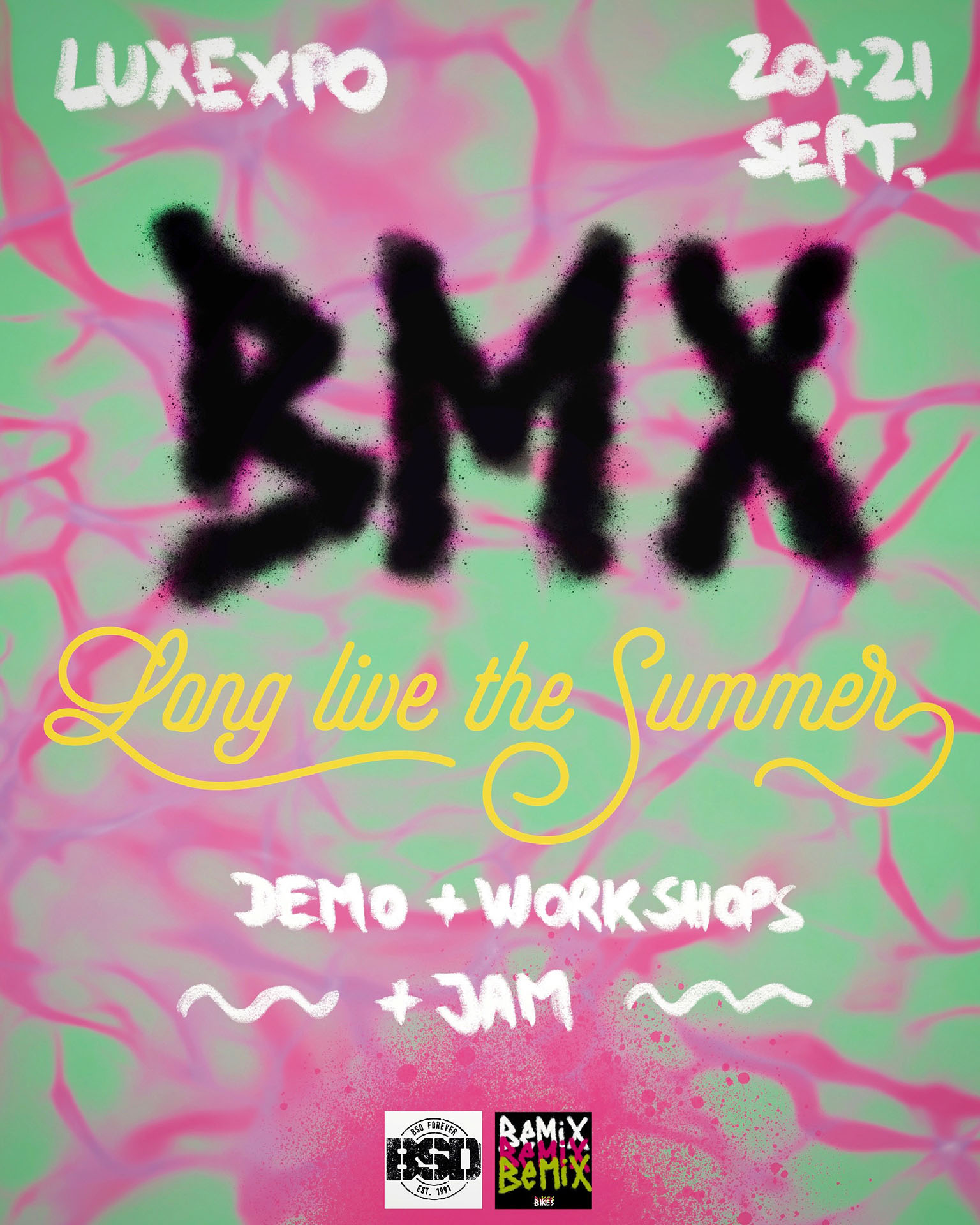 Im Rahmen des Long Live The Summer Festivals in Luxemburg wird vom 20. bis 21. September auch BMX in verschiedenen Facetten geboten.