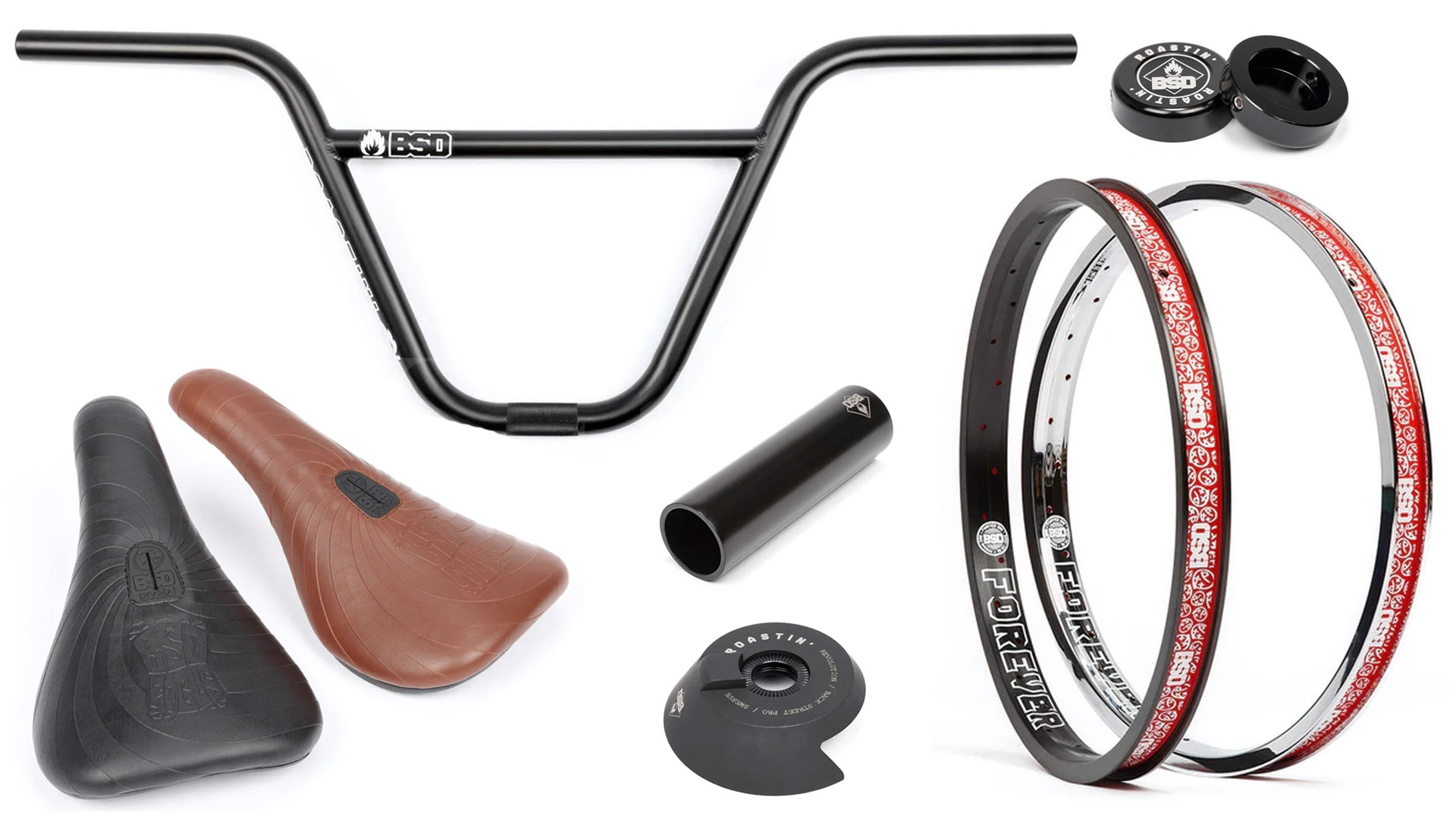 Only steel is real! Das weiß man auch bei BSD und hat deshalb Pegs, Hubguards und Lenkerenden aus hitzebehandeltem Chromolystahl am Start.