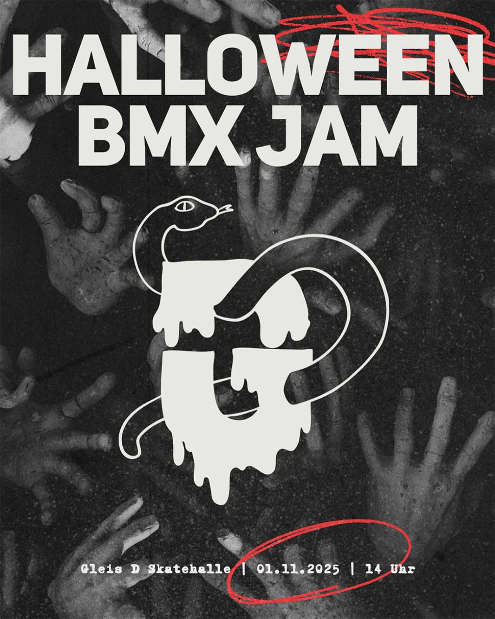 Es ist wieder so weit: Am 01. November 2025 geht der Halloween BMX Jam in der Gleis D Skatehalle Hannover in die nächste Runde!