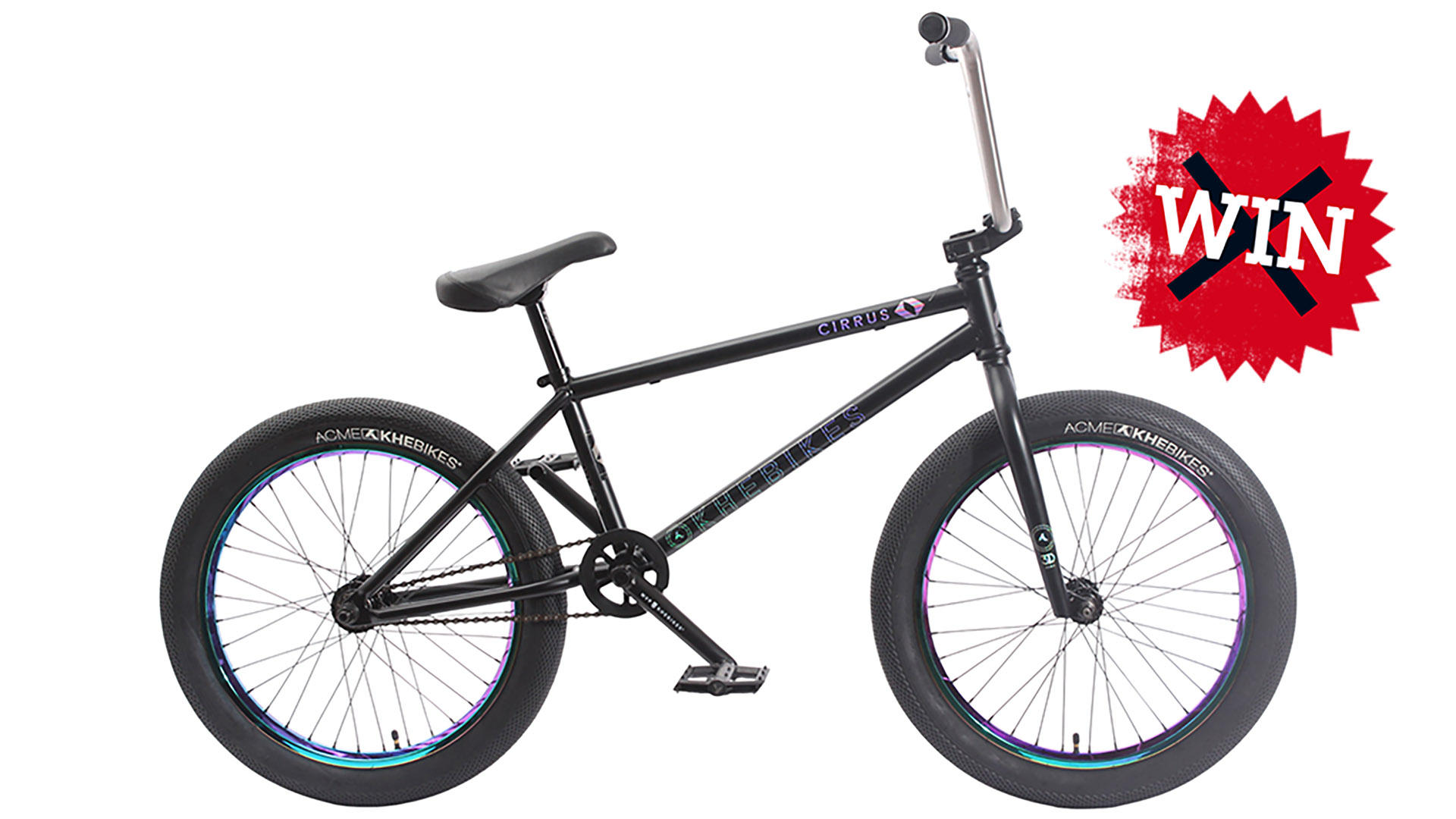 Gewinne ein Cirrus-Komplettrad von KHEbikes aus Titan bei unserem neuen Videocontest. Hier erfährst du, wie!