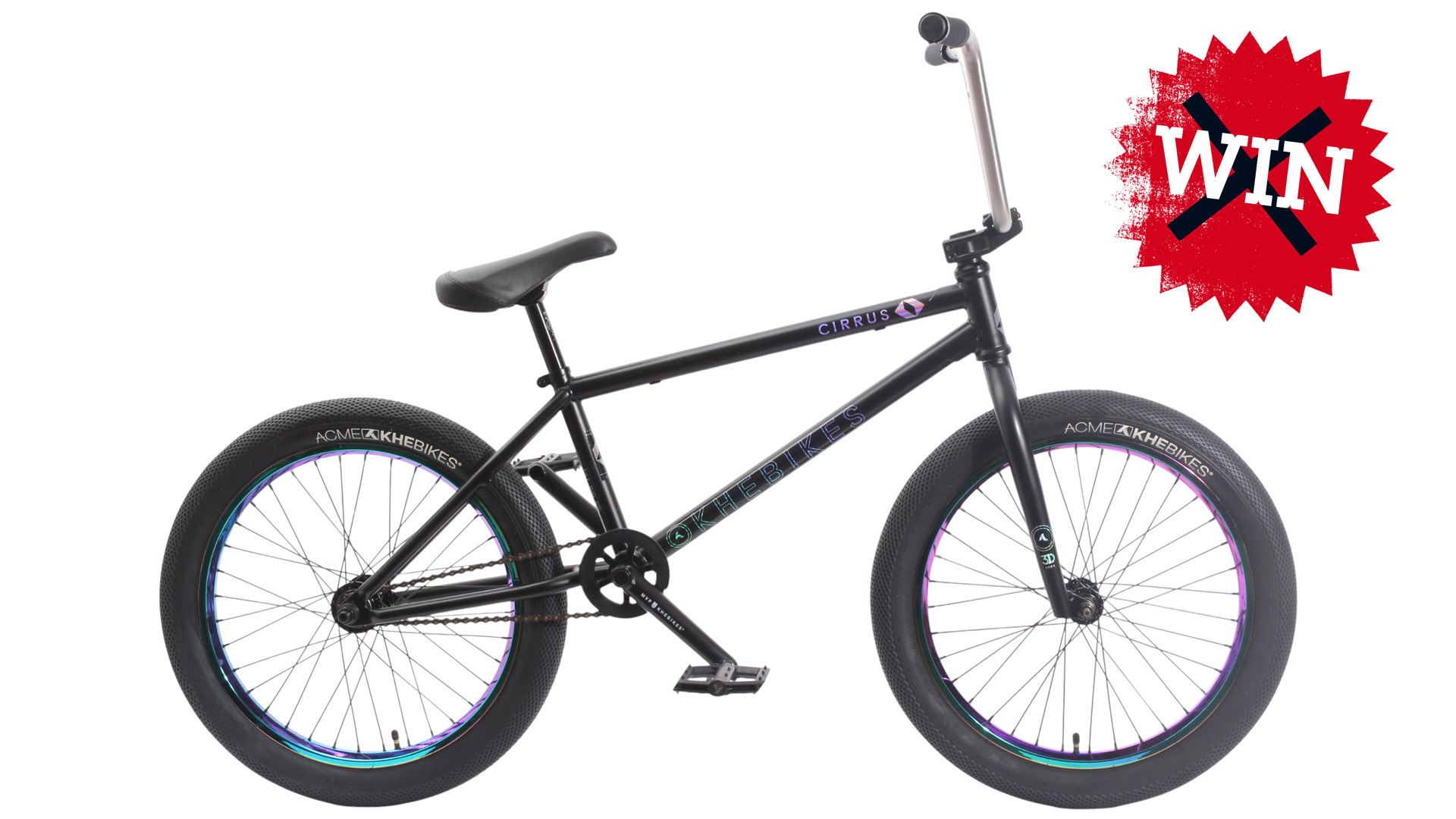 Gewinne ein Cirrus-Komplettrad von KHEbikes aus Titan bei unserem neuen Videocontest. Hier erfährst du wie!