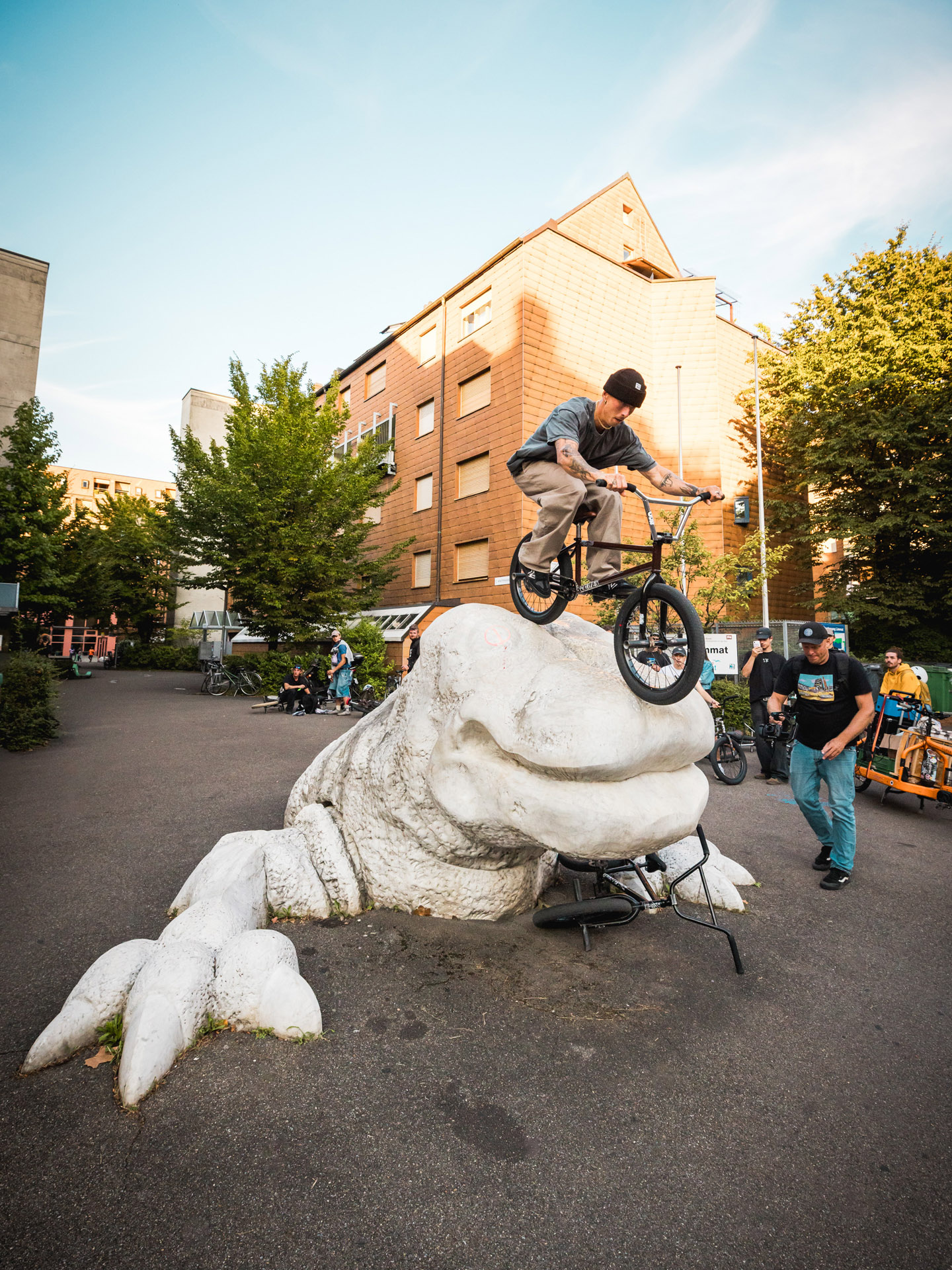Joe Gass mit dem allerletzten Tricks des Jams