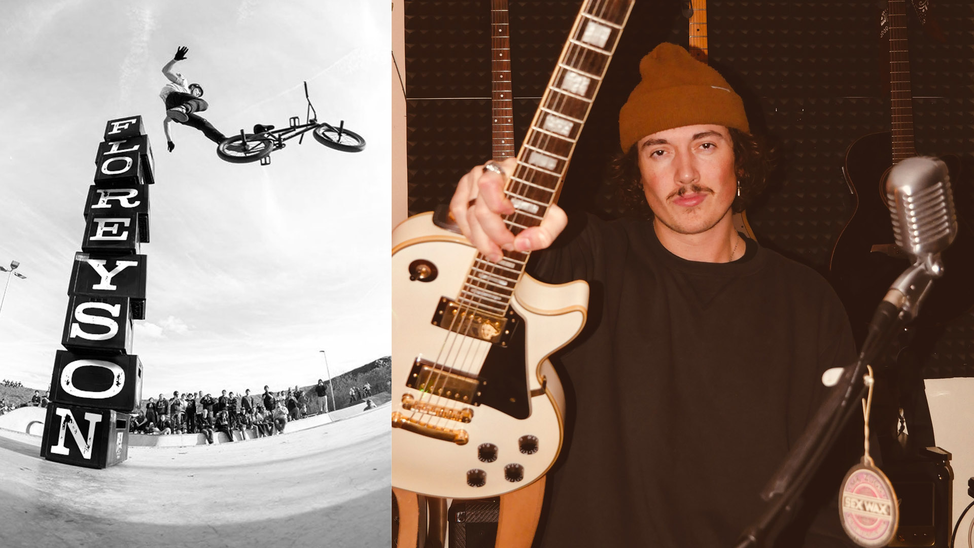 Florian Huber mag BMX und Stromgitarren. Sympathisch! Wir haben mit dem Rosenheimer über sein musikalisches Soloprojekt Floreyson gesprochen