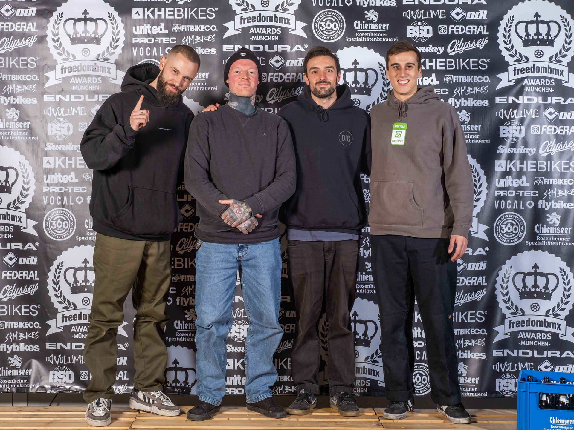 (Fast) keine Tretlager-Session in der Casa MUC ohne diese Herren (Vlnr:@dieserjayjay, Bernhard Ebner, Basti Wagner und Marvin Stellwag)