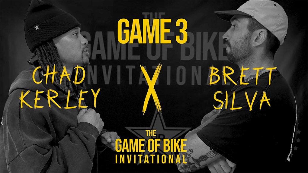 Freecoaster vs. Kassette: Im dritten Match von The Game of BIKE Invitational 2026 treten Chad Kerley und Brett Silva gegendeinander an.