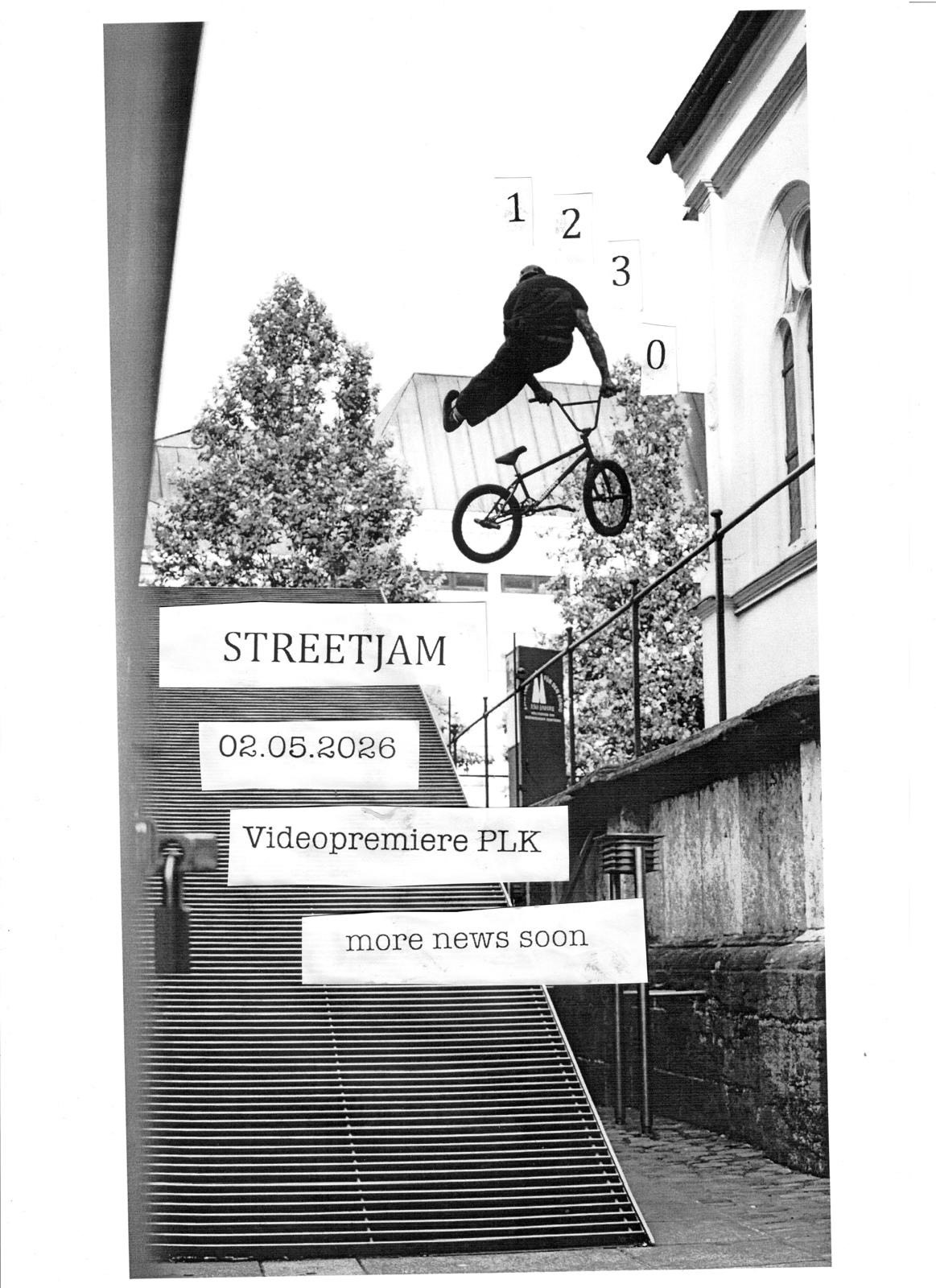das sollte man sich nicht entgehen lassen! Die 1230 Gang lädt am 02. Mai 2026 zu einem BMX-Streetjam nach Regensburg ein.
