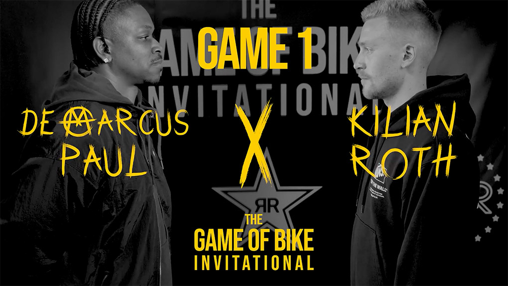 Im ersten Match des The Game of Bike Invitationals von Dennis Enarson in Utah (USA) treten Kilian Roth und Demarcus Paul gegeneinander an.