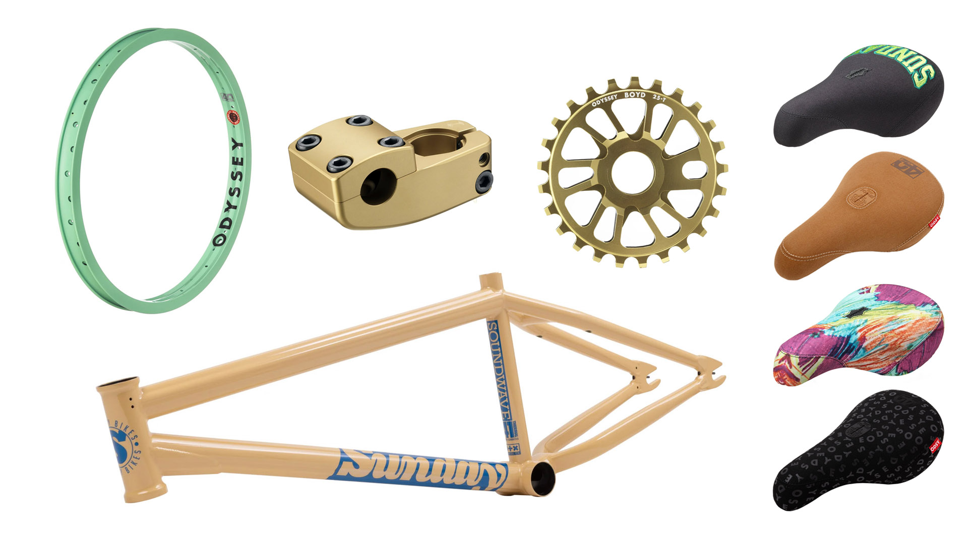 Über SIBMX ist neue Ware von Odyssey X Sunday Bikes reingekommen – und da sind einmal mehr einige richtige Leckerbissen dabei!