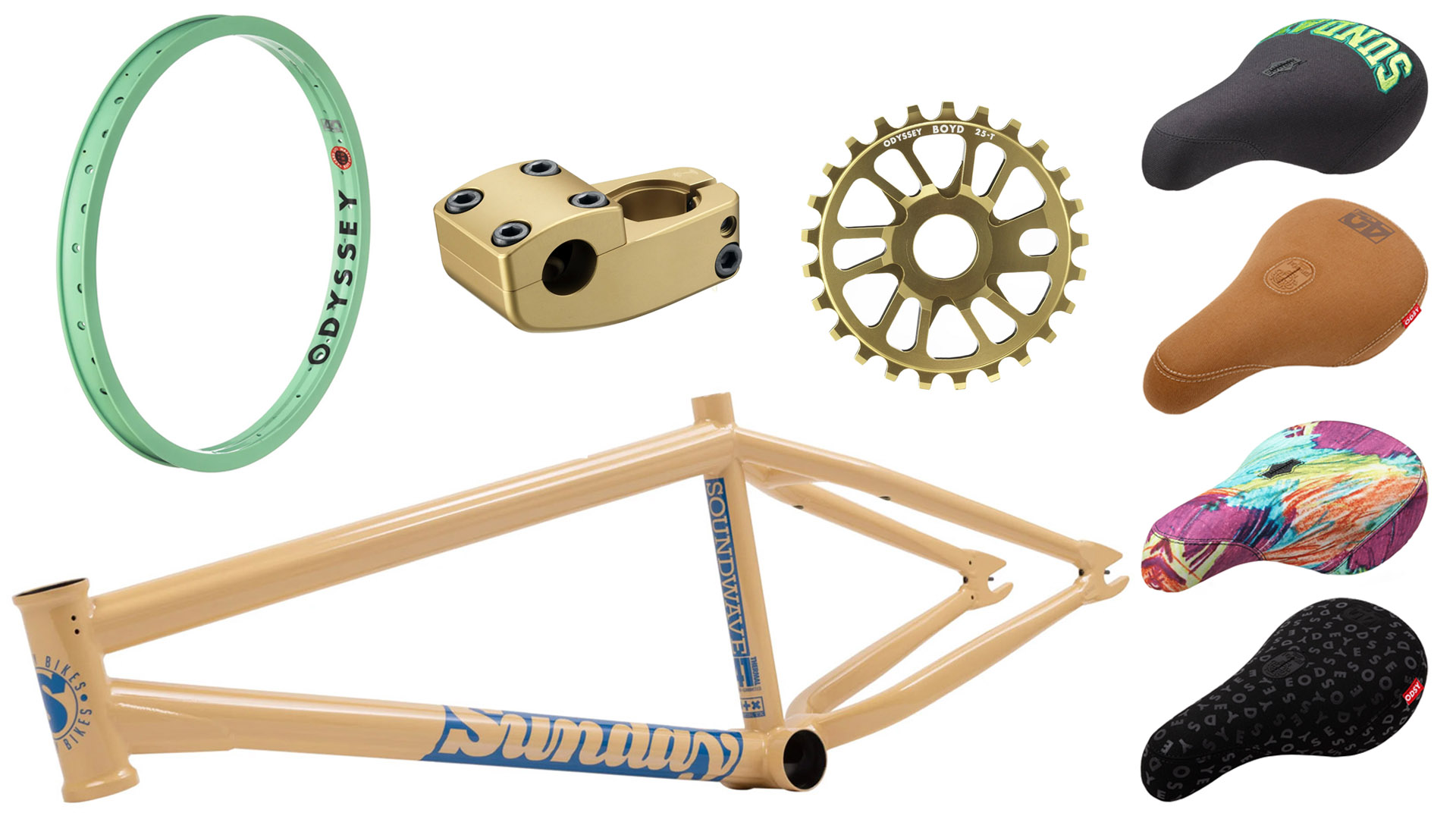 Über SIBMX ist neue Ware von Odyssey X Sunday Bikes reingekommen – und da sind einmal mehr einige richtige Leckerbissen dabei!