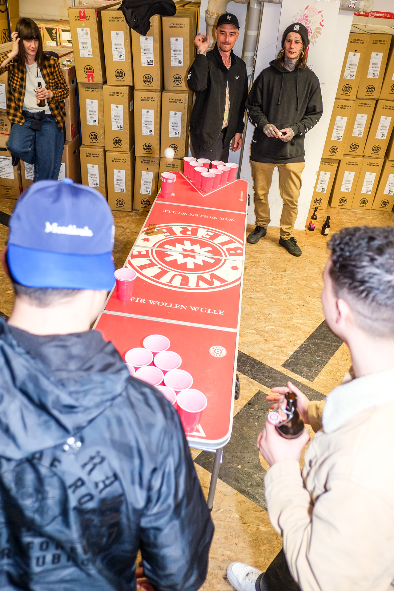 Nach dem Jam stand ab 20:00 Uhr übrigens noch ein Beerpongturnier im kunstform BMX Shop an