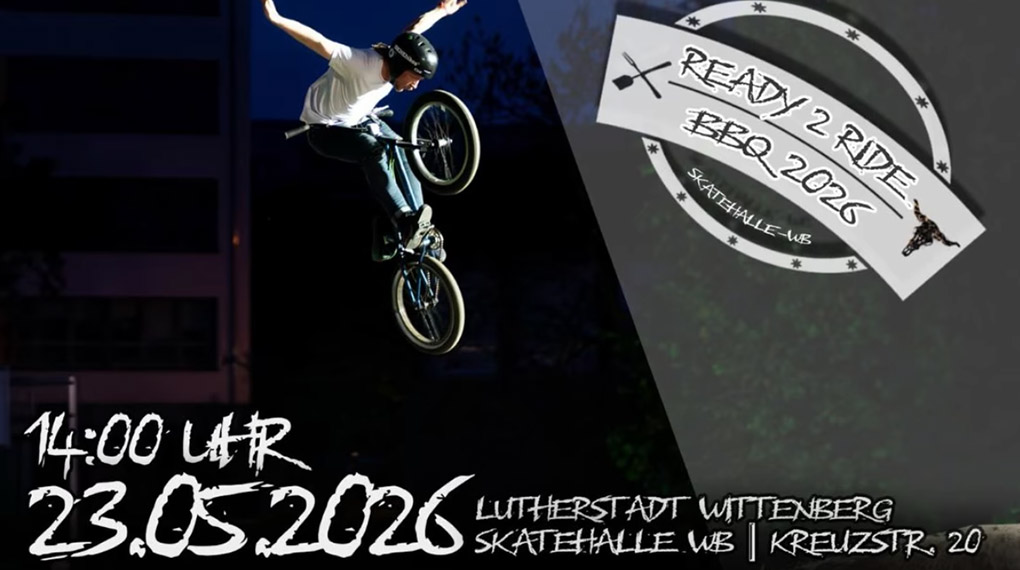 Genaue Infos gibt es noch nicht, doch so viel steht fest: Ein Besuch des Ready 2 Ride BBQs in der Skatehalle Wittenberg lohnt sich immer!