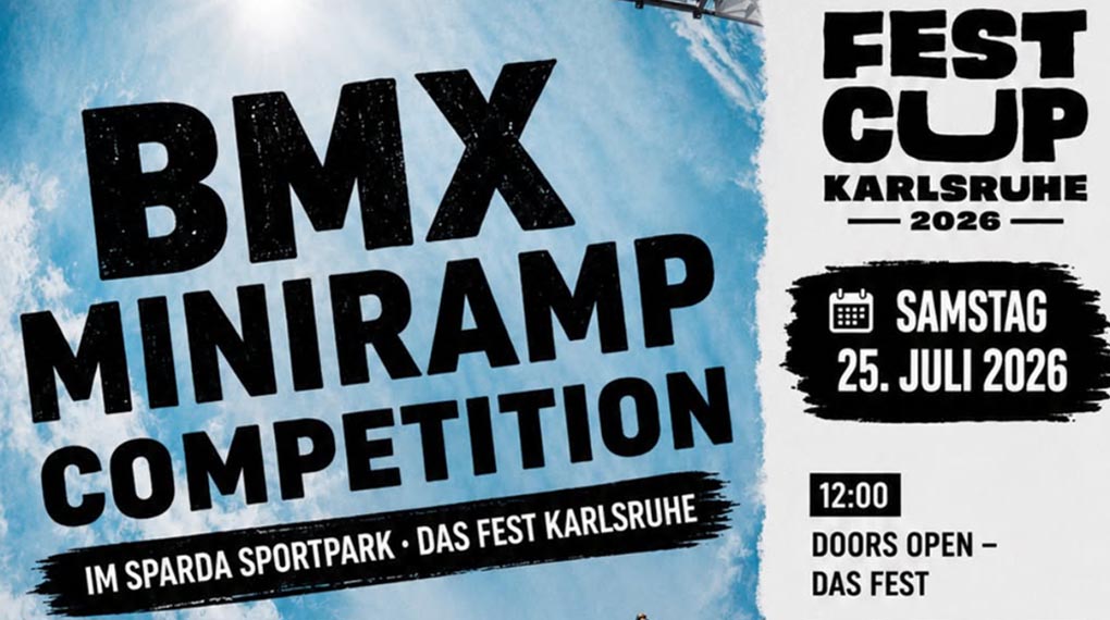 Minirampenfans aufgepasst: Am Samstag, den 25. Juli 2026 geht der Fest Cup in die nächste Runde. Weitere Infos gibt es hier.
