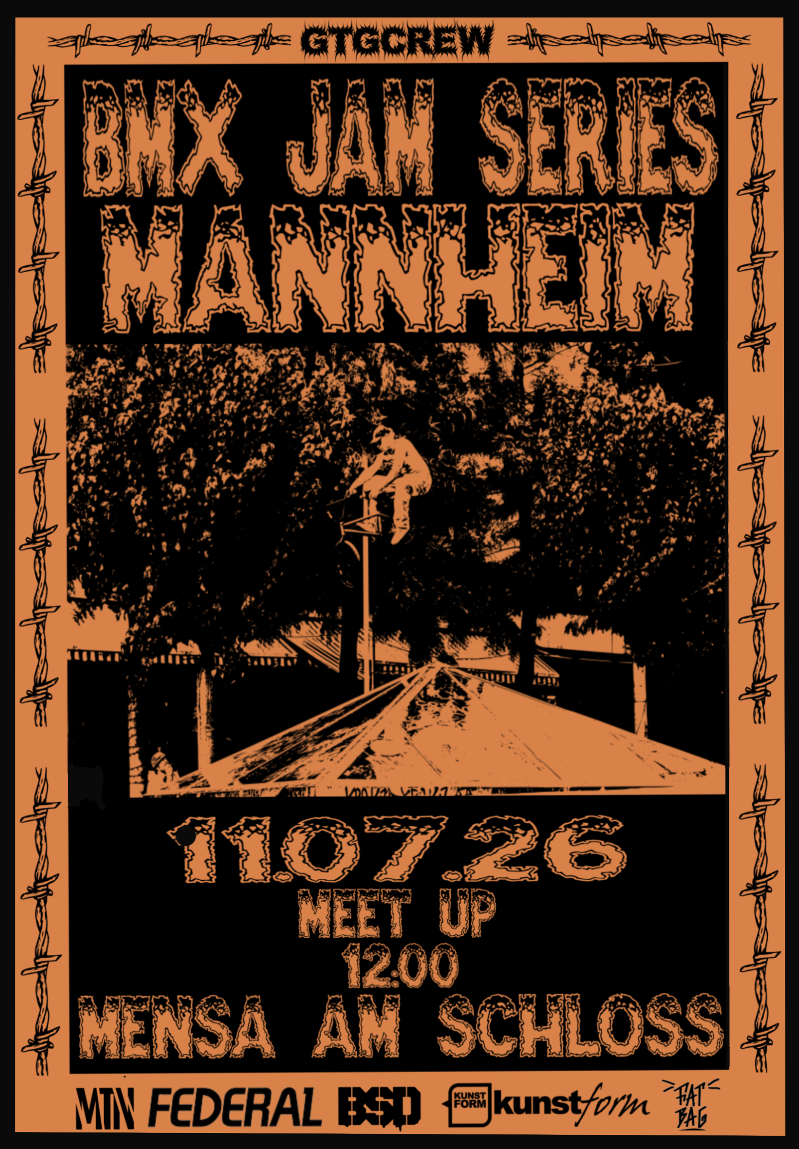 Save the date: Der letzte Stopp der BMX Jam Series 2026 steigt am 11. Juli in Mannheim. Mehr dazu erfährst du hier.