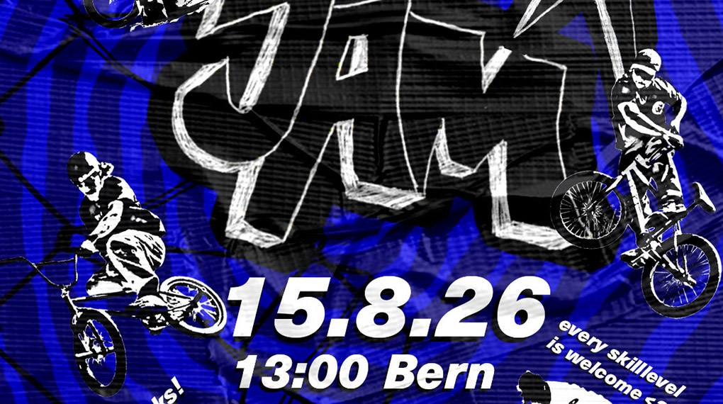 Every skill level is welcome! Am 15. August 2026 findet ein BMX-Jam in Bern (Schweiz) statt. Hier erfährst du (ein bisschen) mehr.