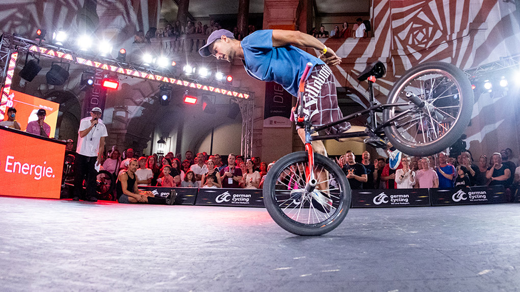 Hier entlang für die Highlights vom Finale der Deutschen Meisterschaft in BMX-Flatland im Rahmen von Die Finals 2026 in Hannover.