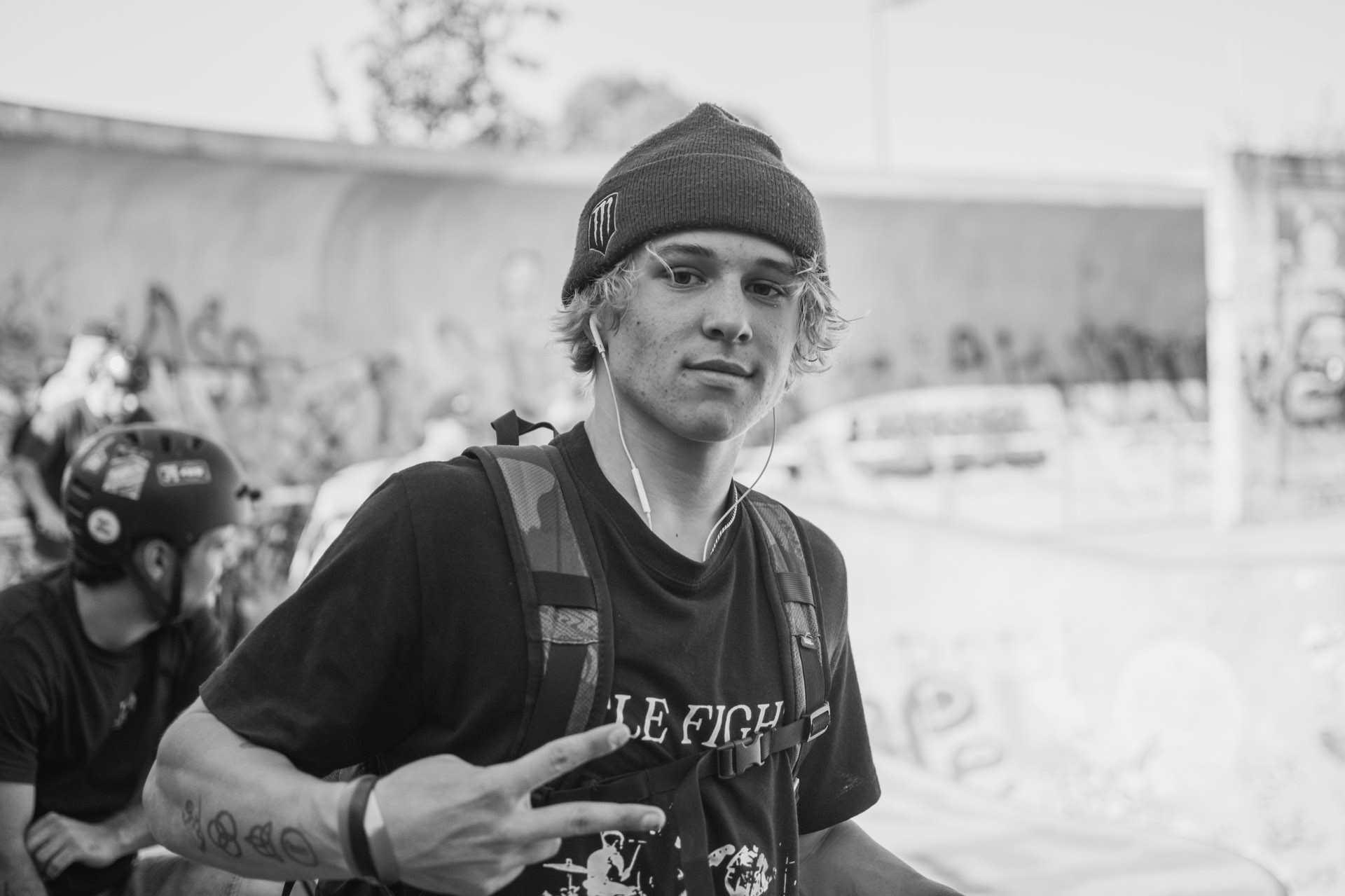 Crazy! Monster Energy hatte extra das Energiebündel Kevin Robinson Jr. für den Jam eingeflogen