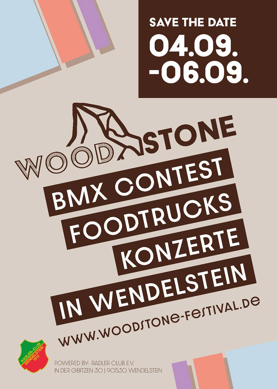 Lizenz- und Nachwuchsfahrer:innen aufgepasst: Auch in diesem Jahr findet das Woodstone Festival im Skatepark Wendelstein statt.