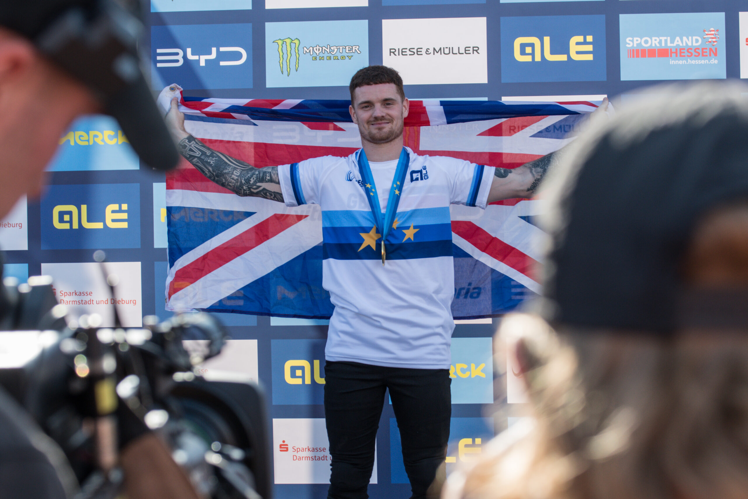 Der neue Europameister, Jordan Clark; Foto: Adrian Formella