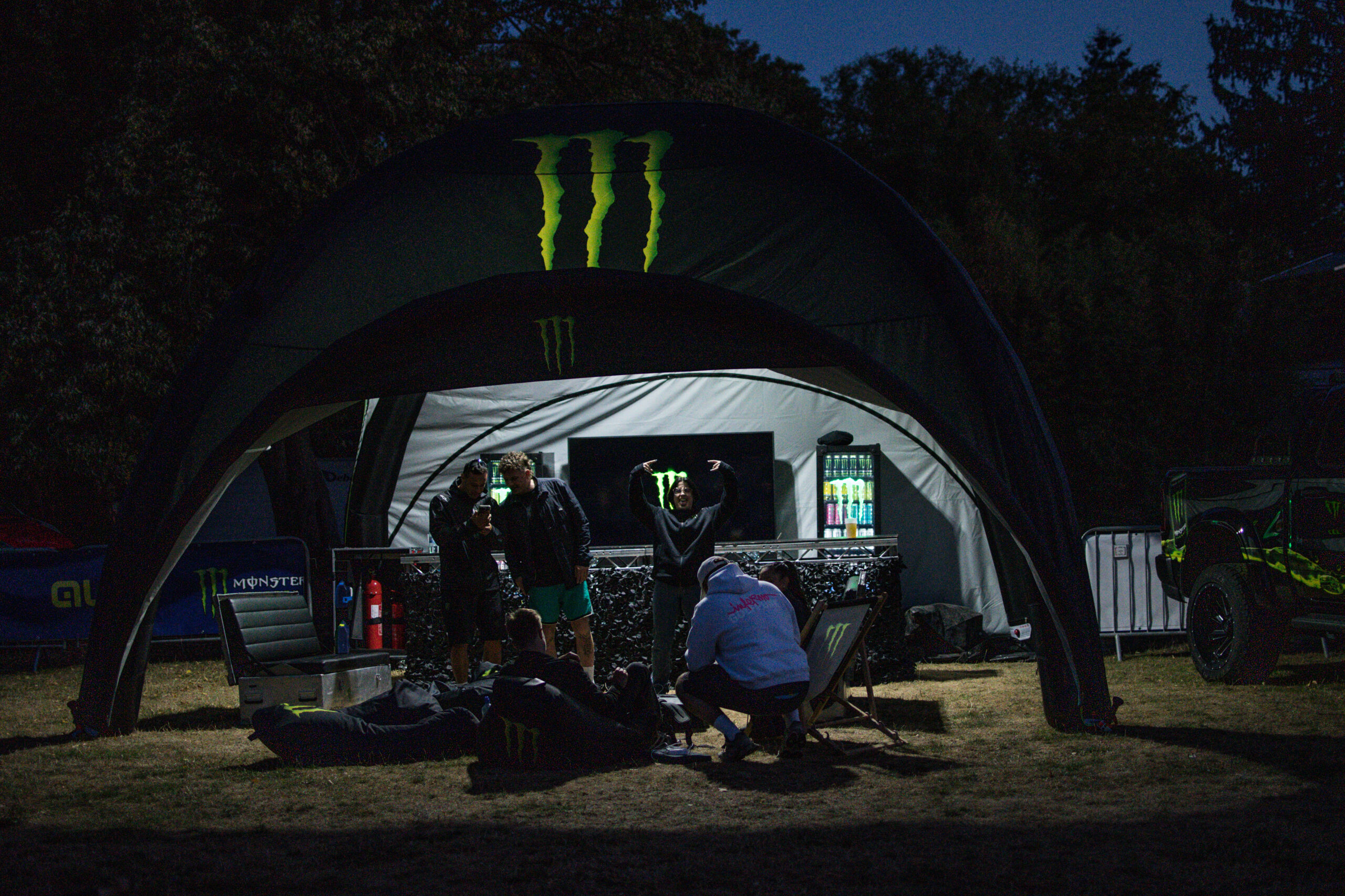 Monster Energy in da house; Foto: Adrian Formella