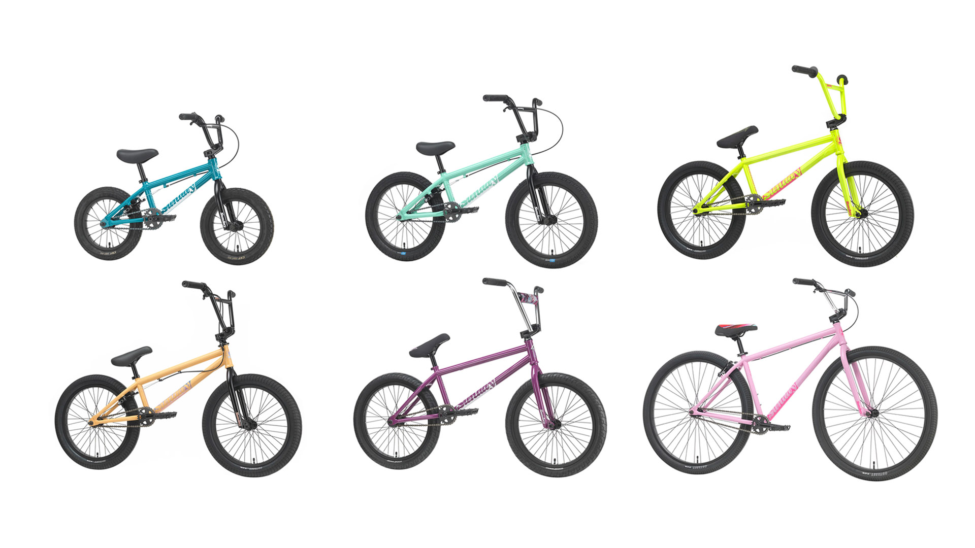 Die 2027er Kompletträder von Sunday Bikes sind beim BMX-Shop deines Vertrauens eingetroffen – und da ist wirklich für jede:n etwas dabei!