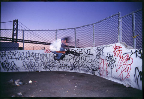 Jackson Ratima – Curved Wallride - San Francisco 8/2004