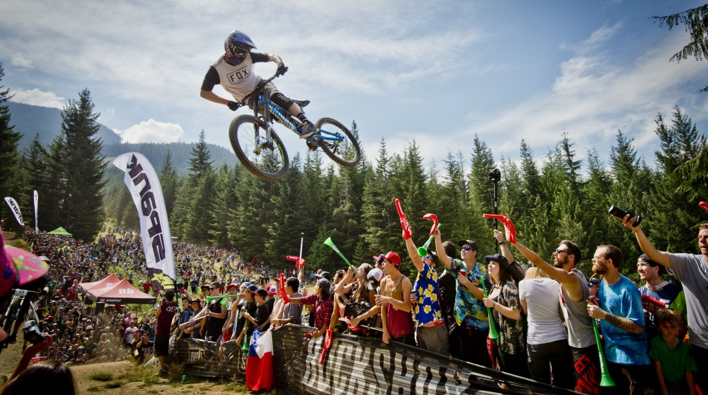 Anton Thelander flog wunderschön in Whistler. Für einen Podiumsplatz reichte es aber nicht; Foto: Red Bull