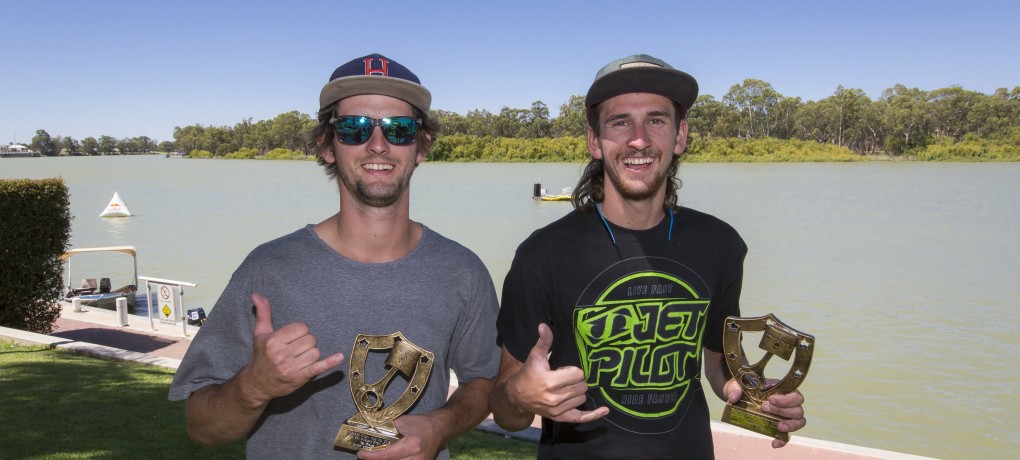 Sieger beim Riverland Dinghy Derby: Kyle und Ryleigh Pfitzner; Foto: Red Bull