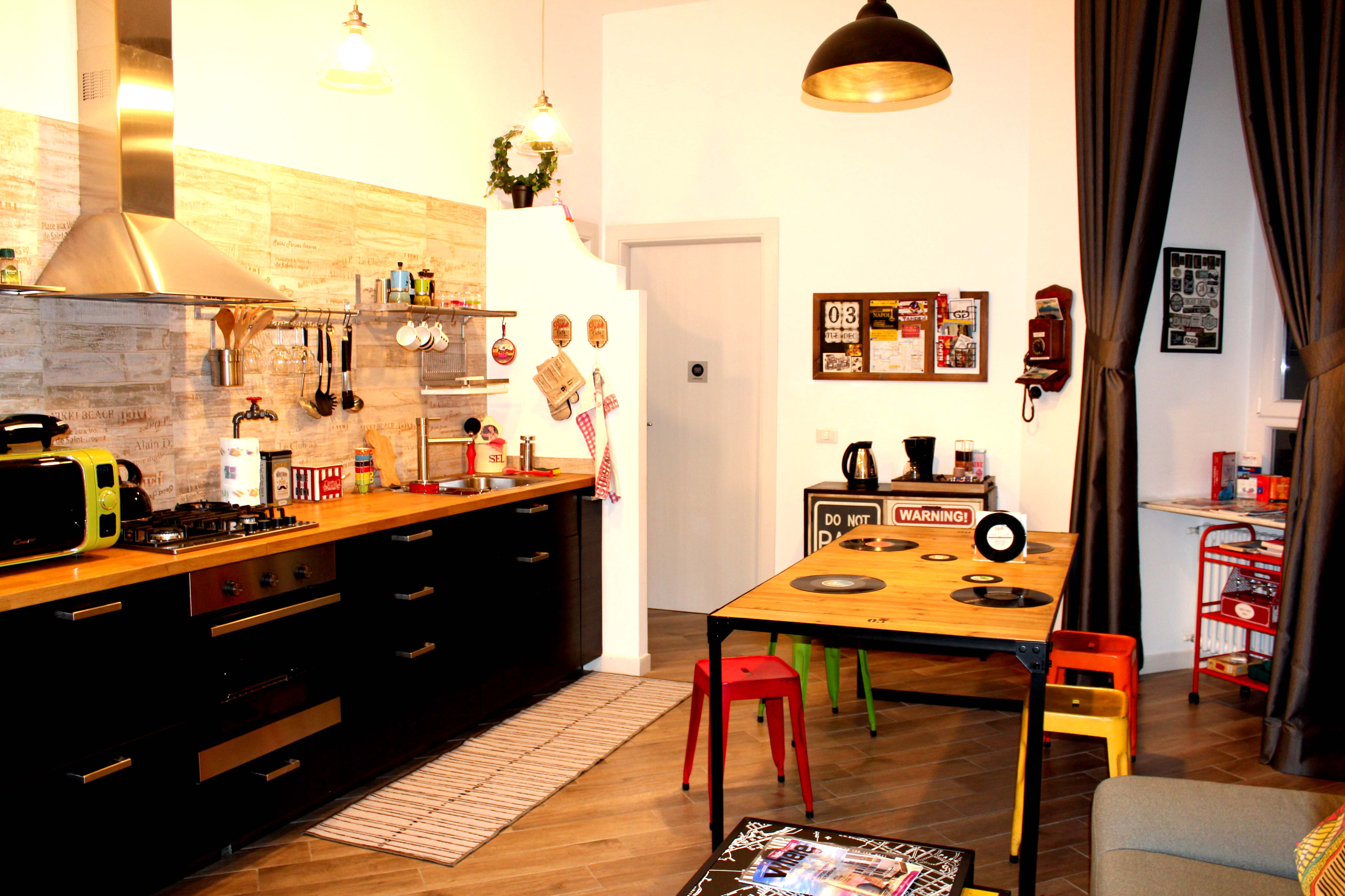 Gemütliche Wohnküche. Foto: Martina Zollner