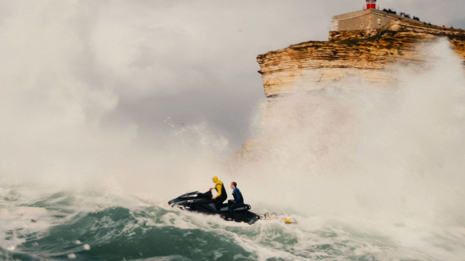 Mit Nic von Rupp im Canyon von Nazaré