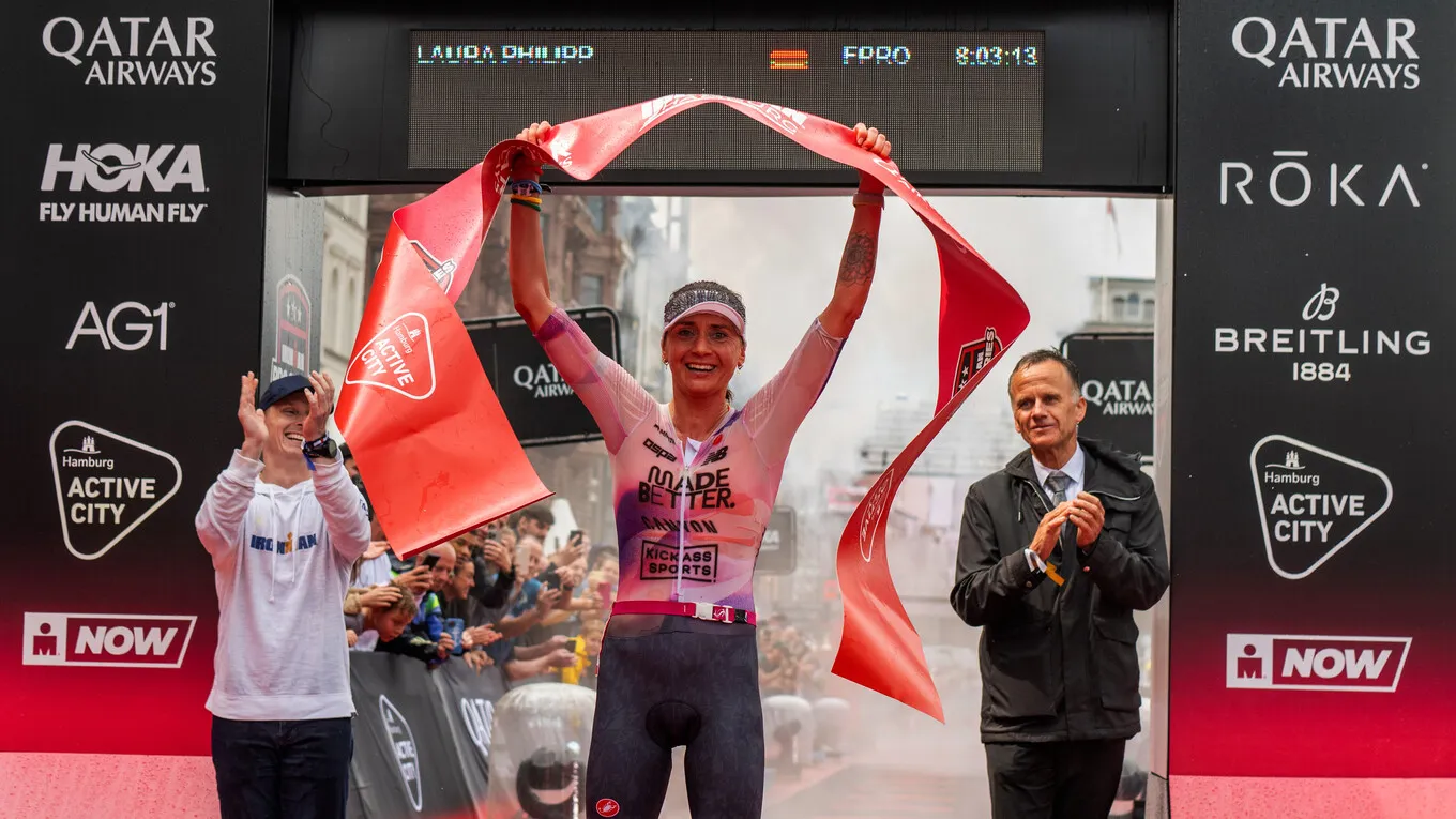 Laura Philipp Win 2025 Hamburg.jpg IRONMAN Hamburg 2025