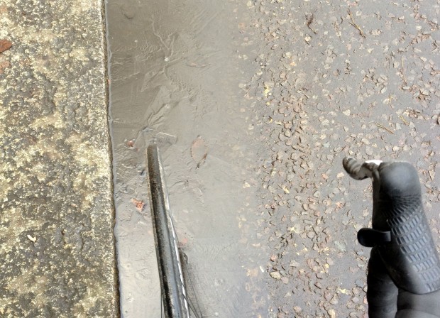 Ice, gutter, winter (Pic: George Scott/Factory Media)