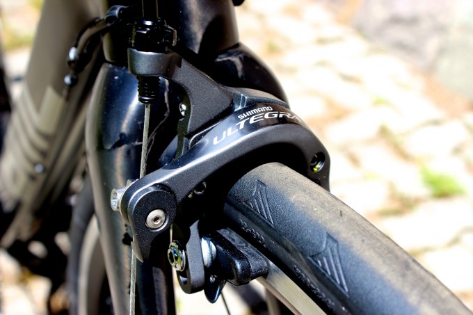 Das Top-Modell der GF02 Reihe ist mit einer kompletten Ultegra-Gruppe ausgestattet.