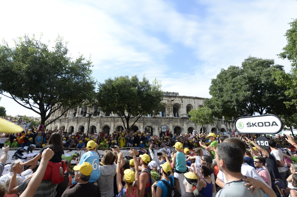 Auch die 15. Etappe der Tour de France 2014 wurde von vielen Fans begleitet. (Foto: Sirotti)