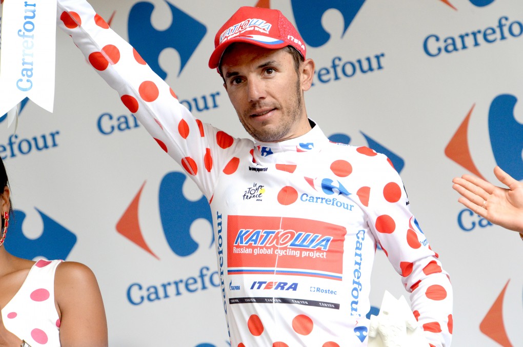 Rodriguez führt die Bergwertung an. (Foto: Sirotti)