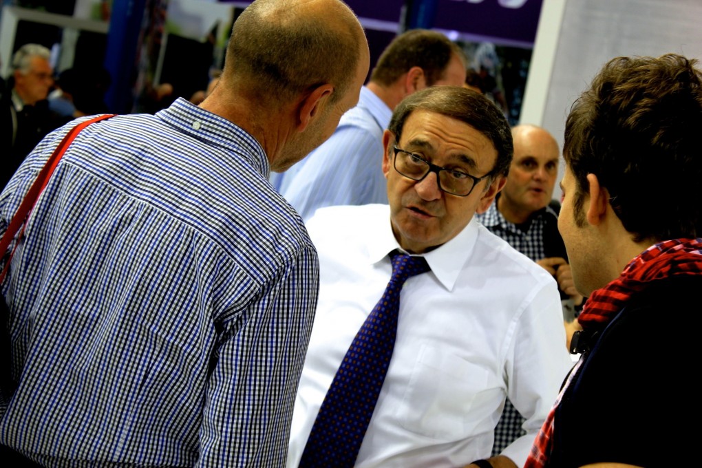 Ernesto Colnago lies es sich nicht nehmen und schaute auch in Friedrichshafen vorbei.