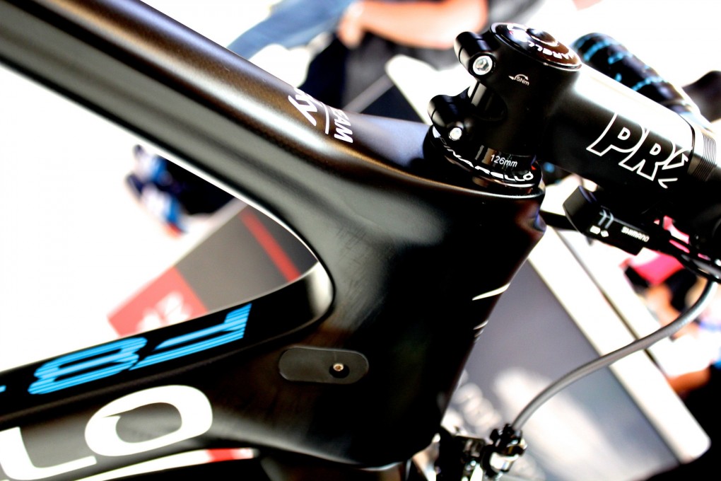 Pinarello ist Sponsor von Team Sky und so wurde natürlich auch das Dogma F8 gezeigt.