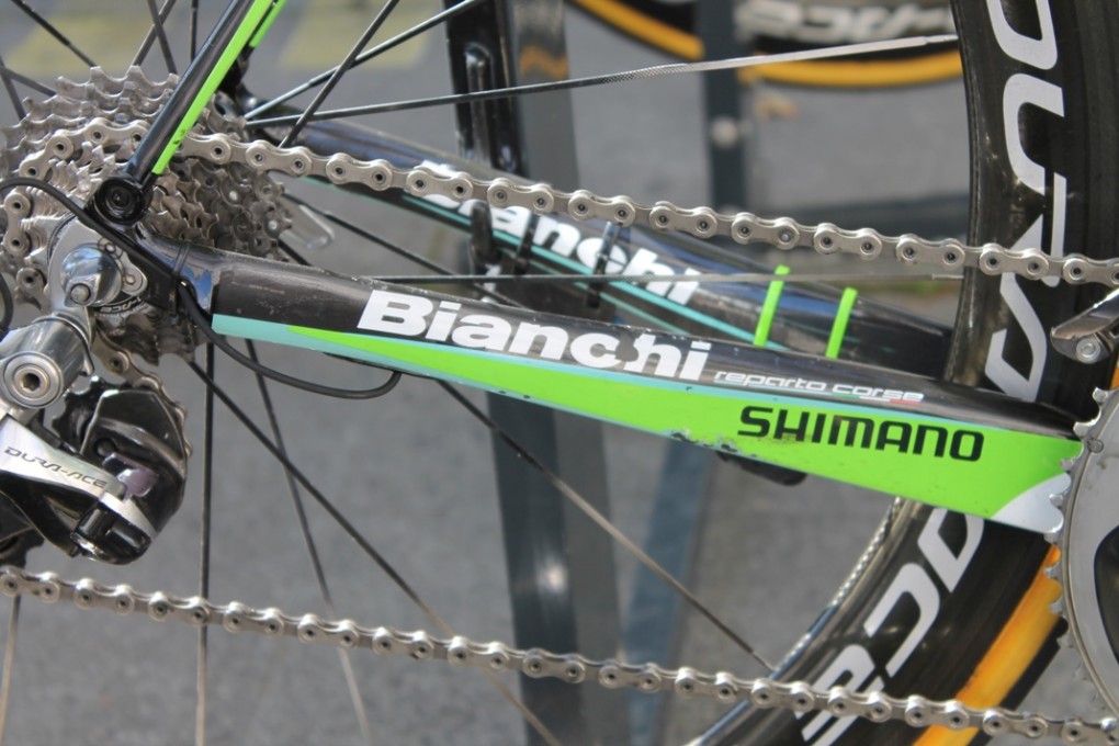 Man sieht dem Bianchi Oltre XR2 die lange Saison an.