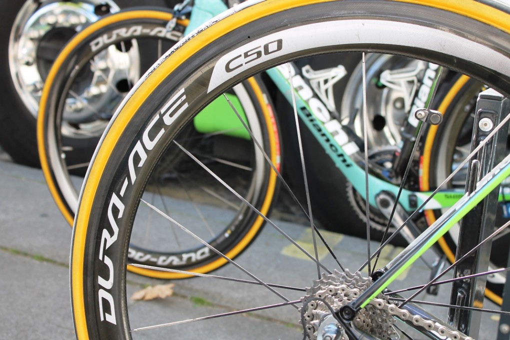 Flens` Maschine fährt auf Shimanos C50-Laufradset.