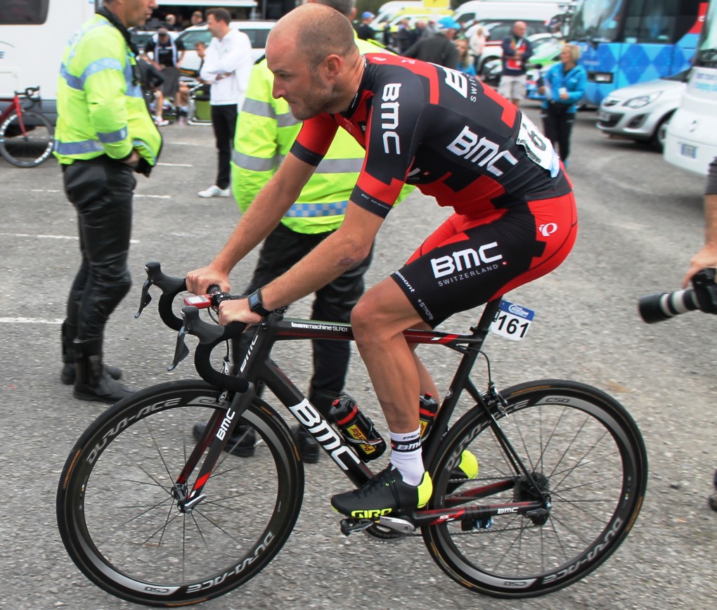 Steve Cummings vor der 2. Etappe.